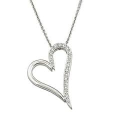 GZKL006  PIRLANTA KALP KOLYE