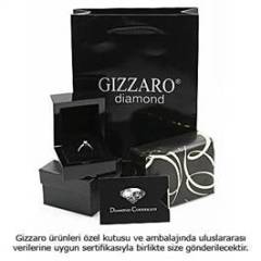 0.37 Karat Pırlanta Yüzük 14 Beyaz Altın -Gizzaro