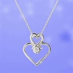 Pırlanta  Kalp  KolyeGMY005