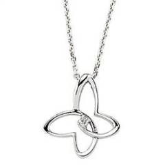 Pırlanta Kelebek Kolye GMY016