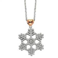 Pırlanta Kalbimin Bir Tanesi Kar Tanem Kolye Gmy038