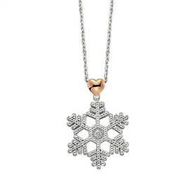 Pırlanta Kalbimin Bir Tanesi Kar Tanem Kolye Gmy038