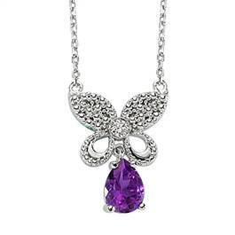 Pırlanta Kelebek KolyeGmy042