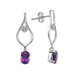 Pırlanta Gümüş Küpe Gmy045