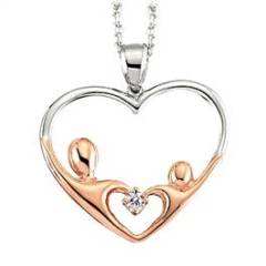 Pırlanta ''Tek Kalpteyiz Kolye''GMY052