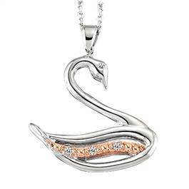 Pırlanta Kuğu Kolye GMY053