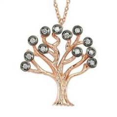 PIRLANTA HAYAT AĞACI KOLYE GZKL098