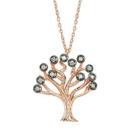 PIRLANTA HAYAT AĞACI KOLYE GZKL098