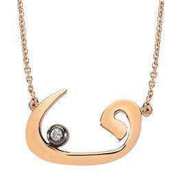 Pırlanta Vav Kolye GZKL099