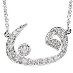 Pırlanta Vav Kolye GZKL100