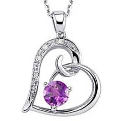 Pırlanta Kalp Kolye ''Kalbimin Tek Aşkı'' Gmy065