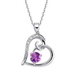 Pırlanta Kalp Kolye ''Kalbimin Tek Aşkı'' Gmy065