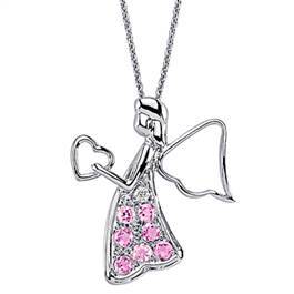 Pırlanta ''Aşk Meleğim '' Kolye GZKL104