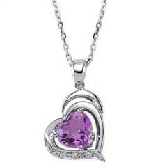 PIRLANTA KALP KOLYE GMY066