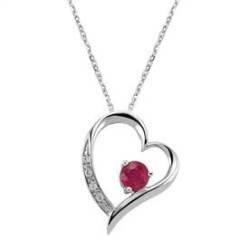 Pırlanta Yakut KolyeGMY084