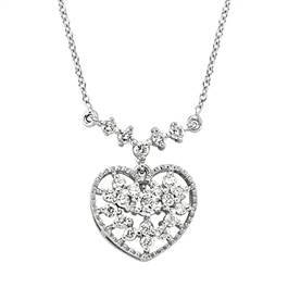 Pırlanta Kalp KolyeGZKL117