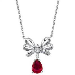 Pırlanta Yakut Kolye GMY098