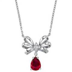 Pırlanta Yakut Kolye GMY098