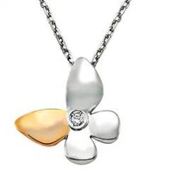 Pırlanta Kelebek  Kolye gmy110