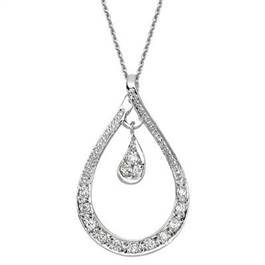 Pırlanta Damla  Kolye Gzkl131