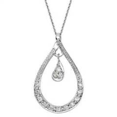 Pırlanta Damla  Kolye Gzkl131