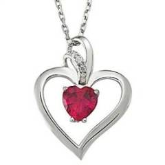 Pırlanta 'Kalbim Seninle Birtanem' Kolyegmy131