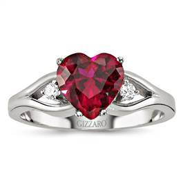 Pırlanta Kalp Yüzük gmz135