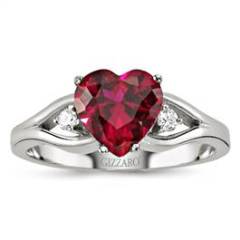 Pırlanta Kalp Yüzük gmz135